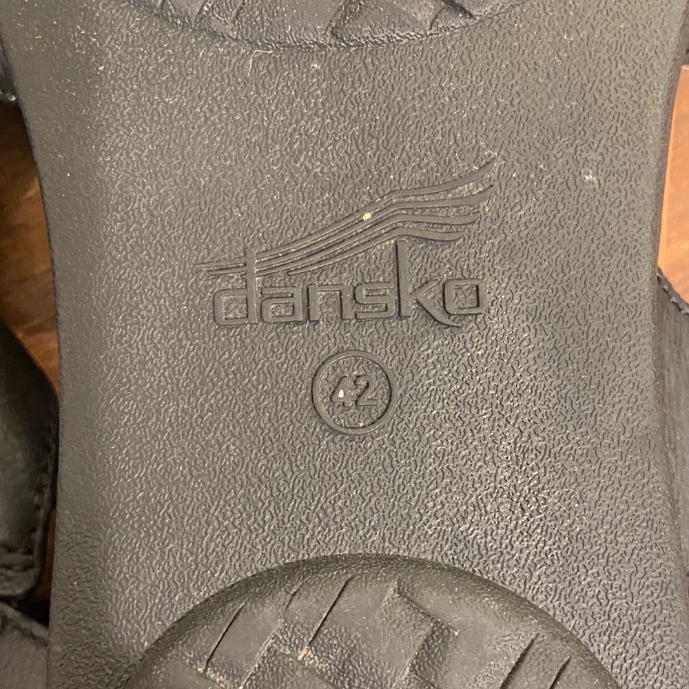 Dansko Black Multi-Strap Leather Sandals - Picture 5 of 5